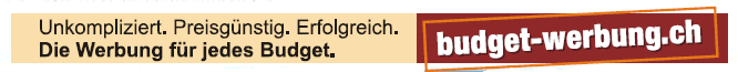 Budget-Werbung preiswerte Werbung
